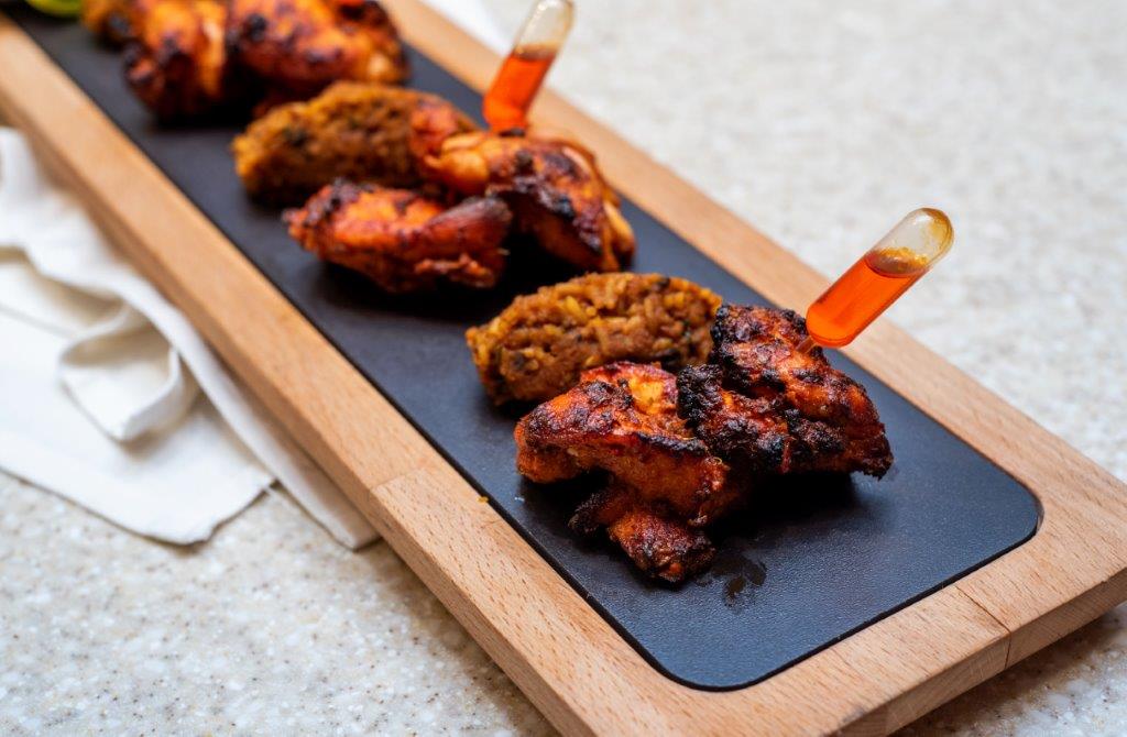 Habanero Chicken Tikka with Chilly Pippets