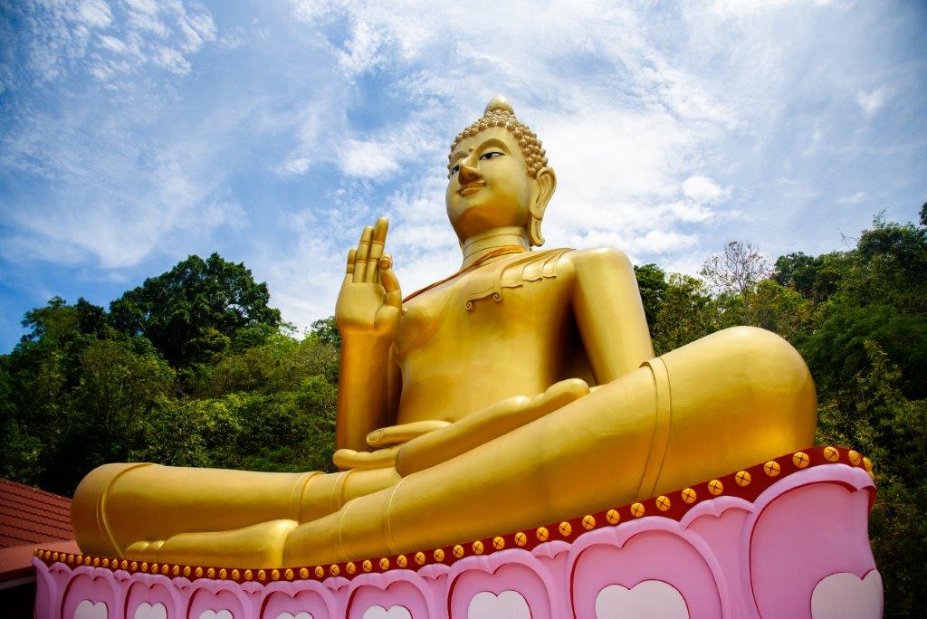Golden Sitting Buddha, Wat Khao Rang